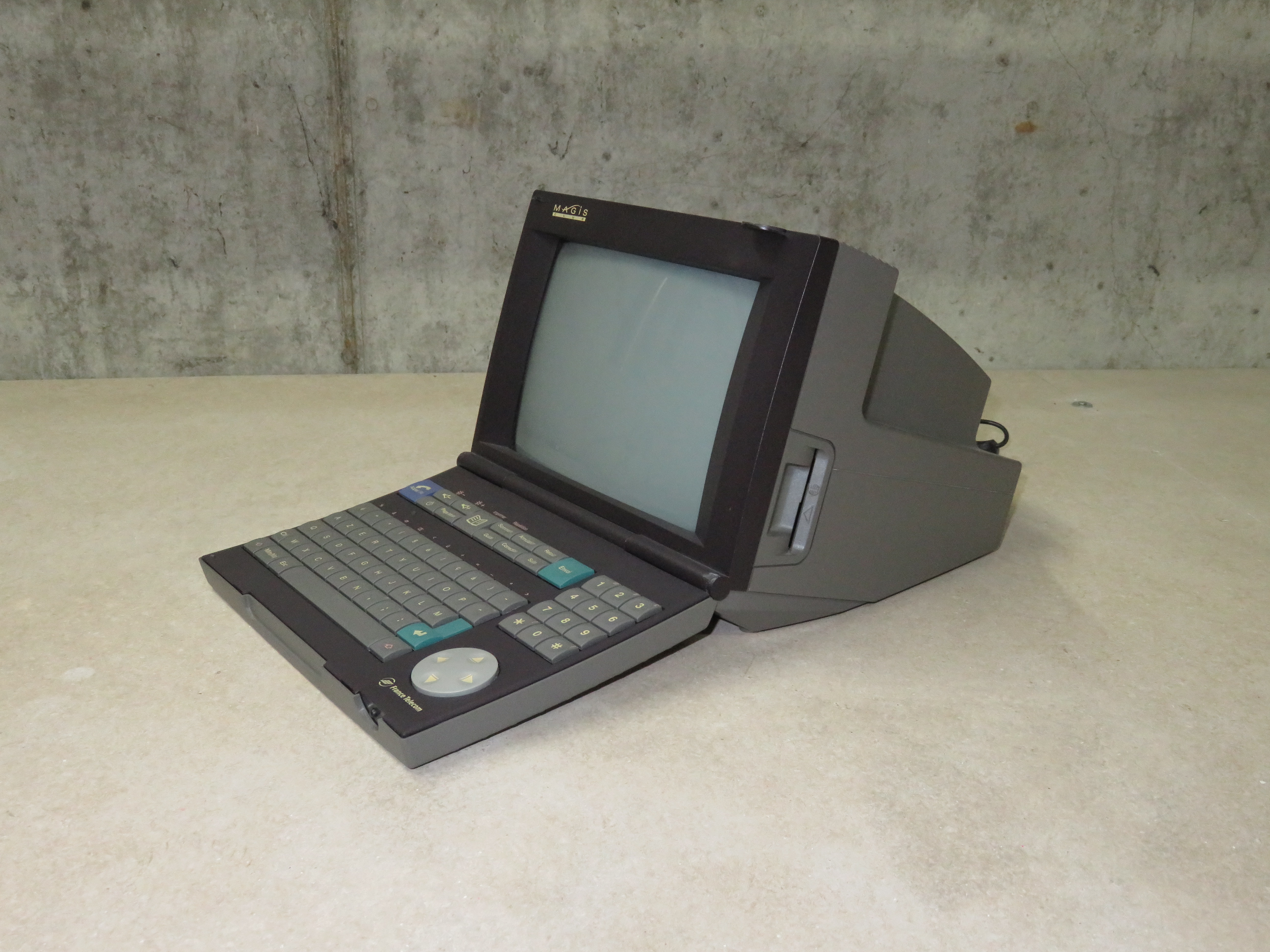 Image of a Minitel on display